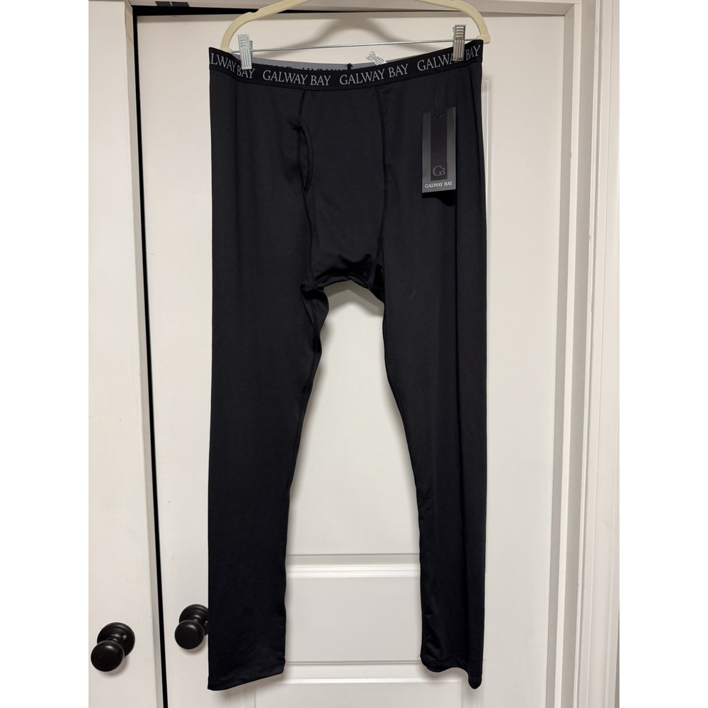 Galway Bay‎ men's thermal underwear, Black, Size XXL